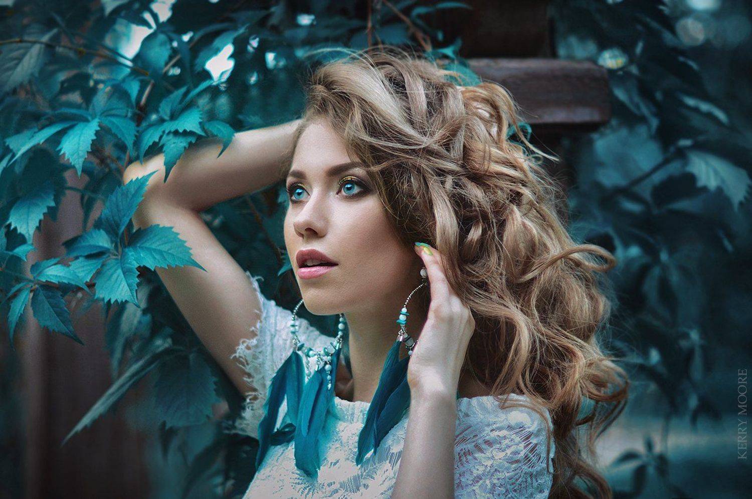 portarit, girl, style, портрет, blackandwhite, fineart,picture,blue, Kerry Moore