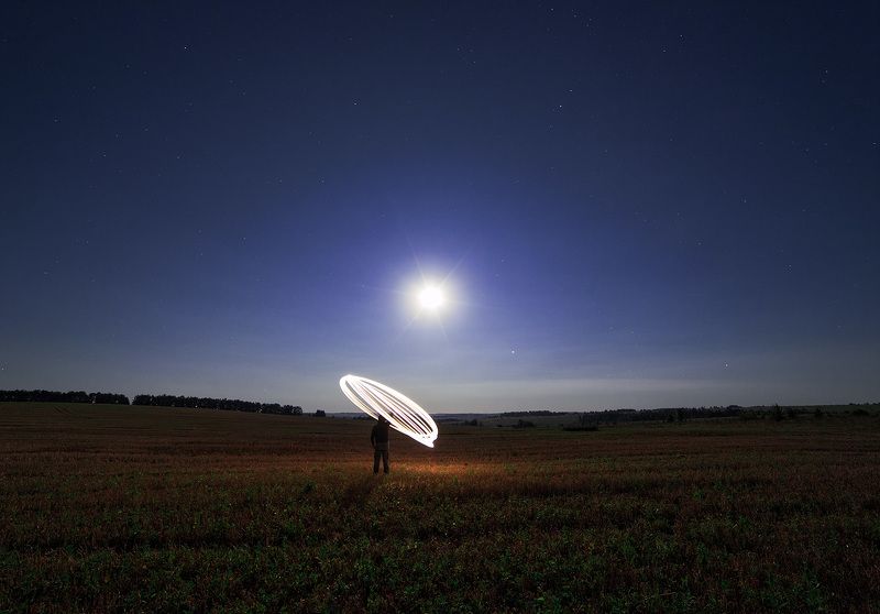 ночь, луна, samyang вместе с Луной фото превью