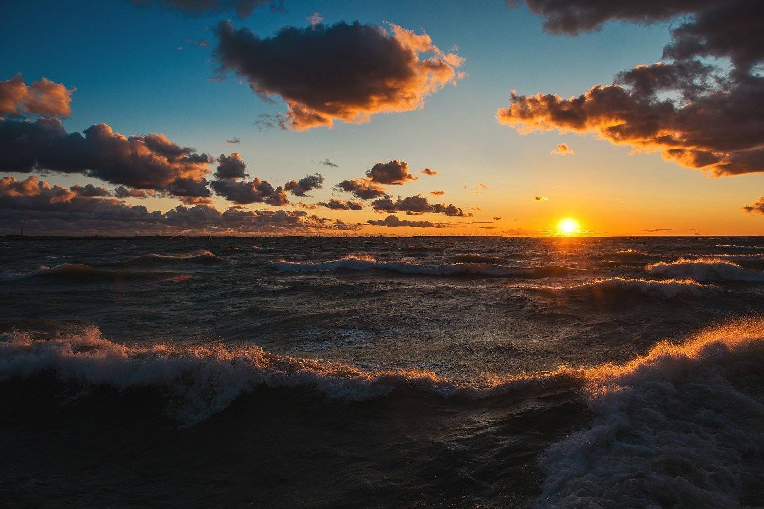 пейзаж, таллин, эстония, море, закат, Светлана Кужагалиева