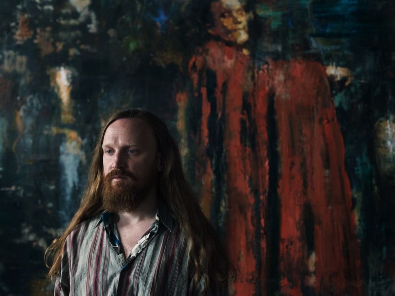 Портрет, художник, Шумкин В мастерской художника фото превью