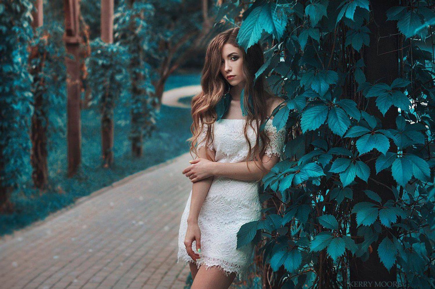 portarit, girl, style, портрет, blue, fineart,picture, Kerry Moore