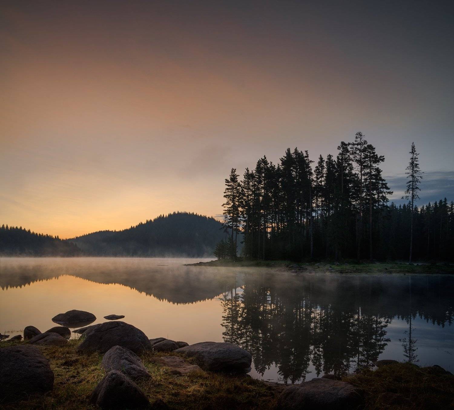 landscape, nature, sunrise, morning, утро, пейзаж, озеро, rocks, coastal, coast, beach, lake, long, exposure, scenery, reflections, Александър Александров