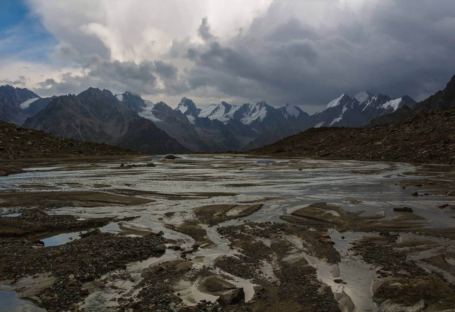 горы, облака, кавказ, Эстелла