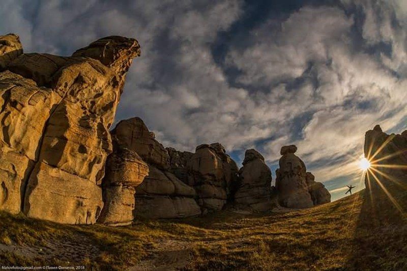 алтай, сибирь, шокпартаса, рассвет, останцы,солнце В настроении фото превью