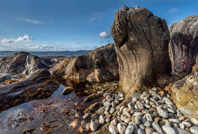 nisi filers, seascape, landscape, nature, stones, sunset, nikon, beach, norway Stones фото превью