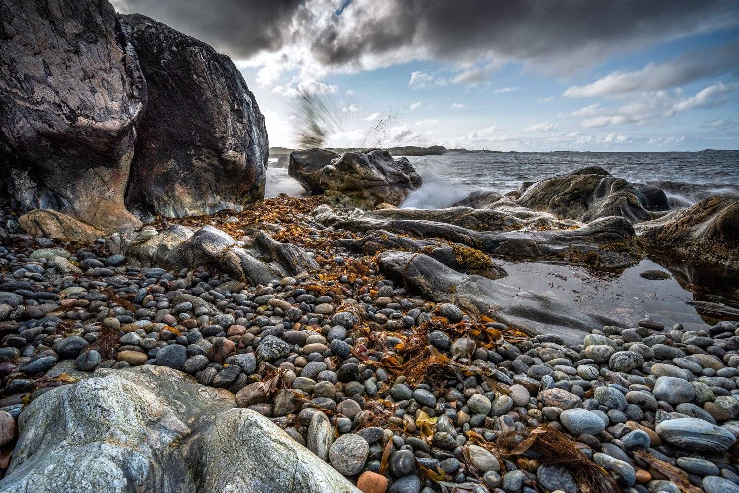nisi filers, seascape, landscape, nature, stones, sunset, nikon, beach, norway, splash, long exposure, Sylwia Grabinska