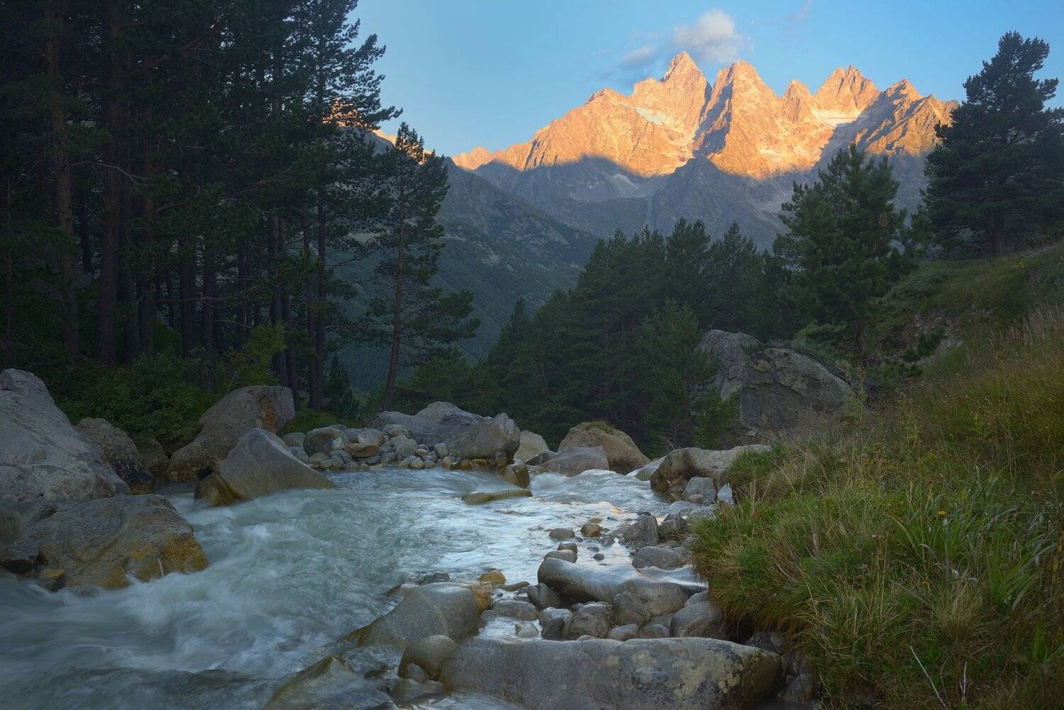 горы лето рассвет нахар, Александр Жарников