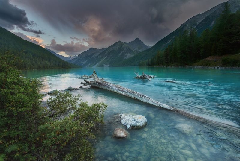 пейзаж, алтай Кучерлинское озеро фото превью