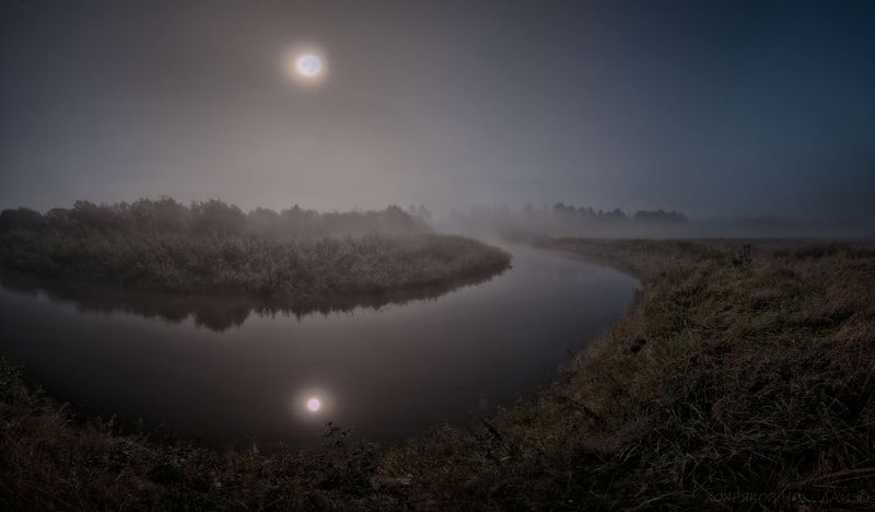 какая яркая луна... фото превью