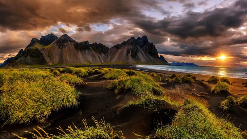 исландия, стокснесс, рассвет, солнце Свидание с солнцем фото превью