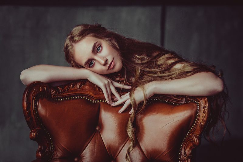 портрет, девушка, волосы, молодая, portrait, girl, hair, young, Canon * фото превью