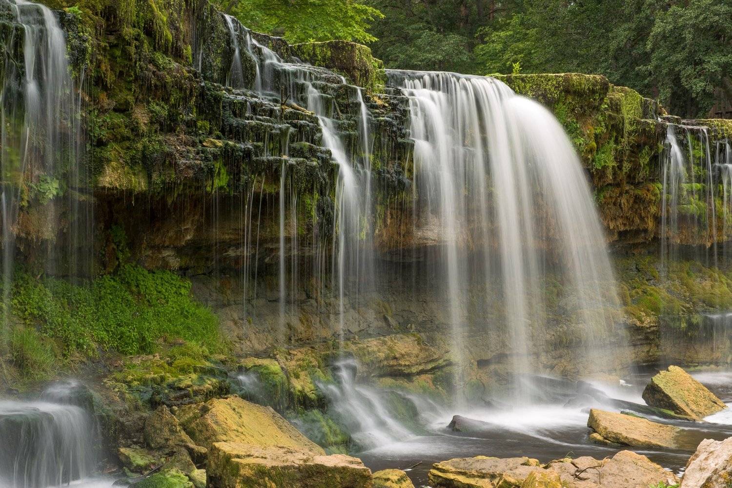 водопад, эстония, пейзаж, Светлана Кужагалиева
