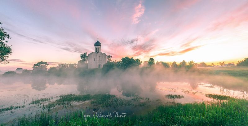 рассвет, закат, лето, небо из серии \