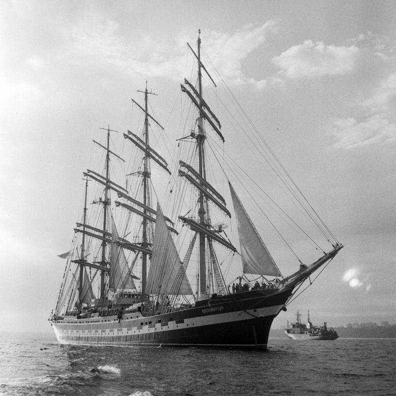 sea, marine, water, seascape, ocean, film, fuji, medium, format, 6x6, black, &, white, b&w Tall Ships Regatta 2016 фото превью