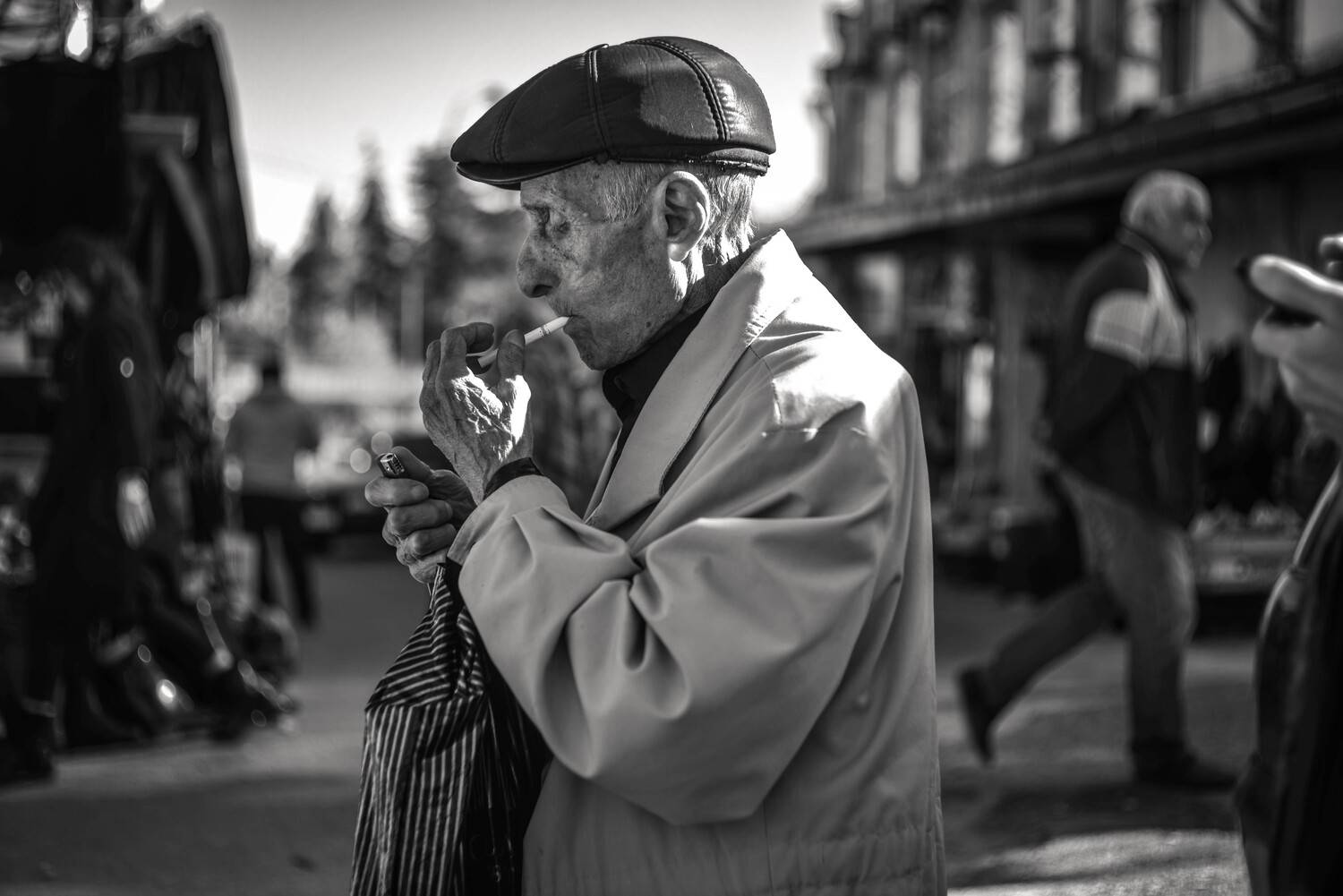 georgia telavi street smocking грузия телави дедушка курит, Егор Бугримов