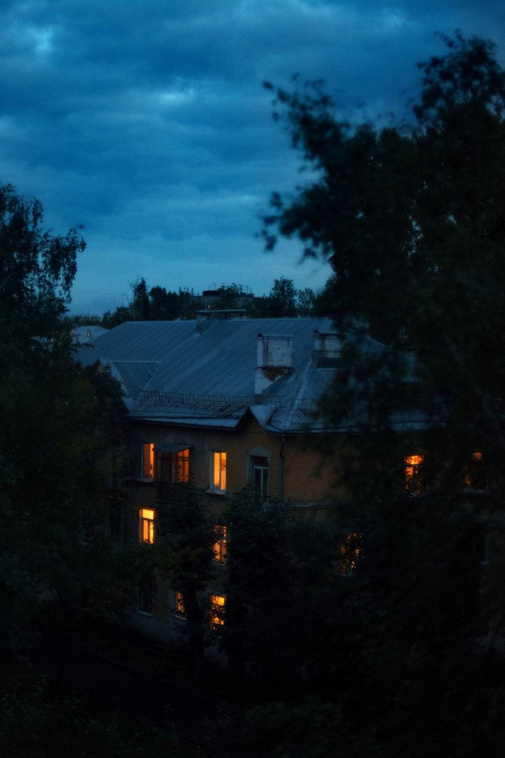 пейзаж, город, Цвелёв Дмитрий