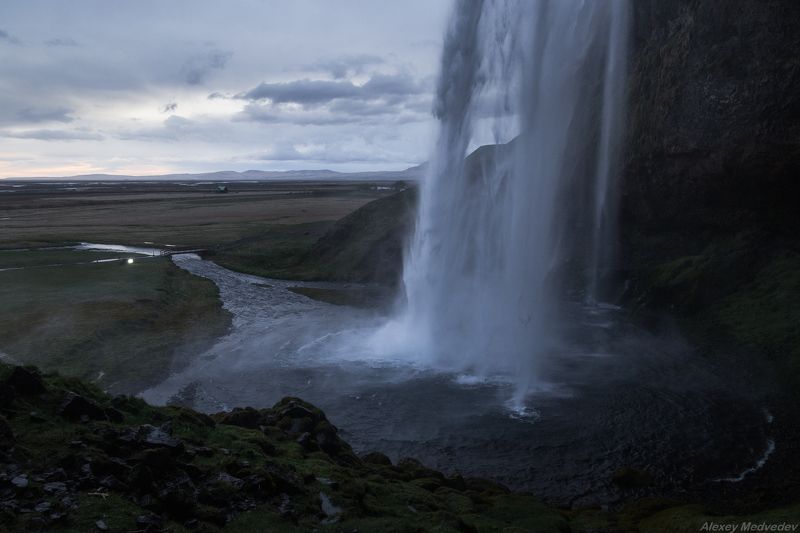 water, cold, iceland, seljalandsfoss Cold streams фото превью