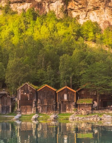 Милые старые домики