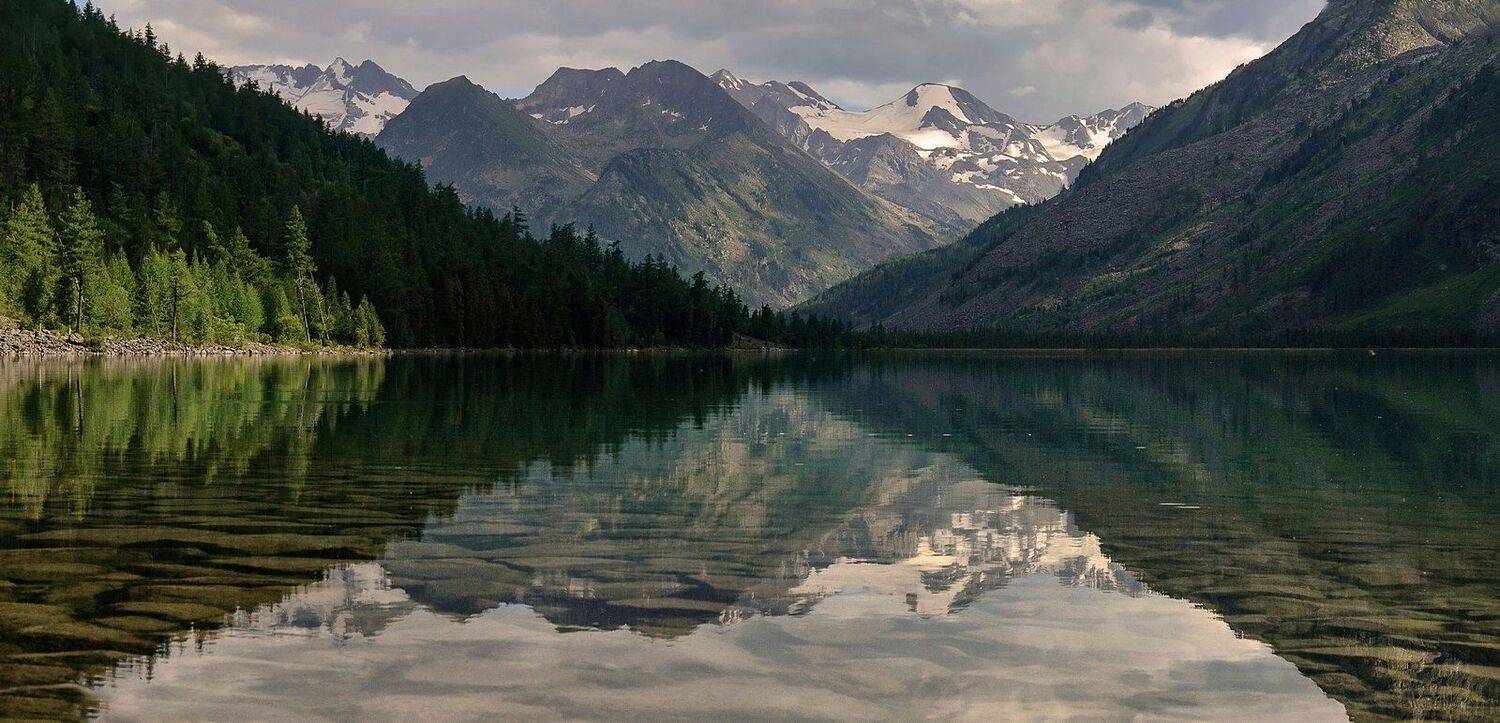алтай. среднее мультинское озеро., Марина Фомина