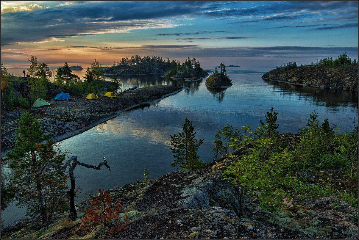 карелия, ладожское озеро, утро, АНАТОЛИЙ ДОВЫДЕНКО