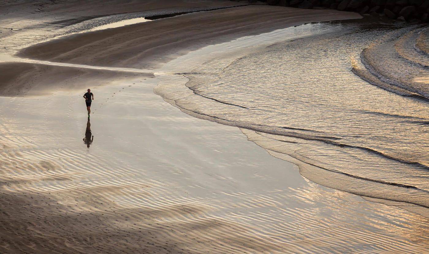 пляж, отражение, океан, Александр Безмолитвенный