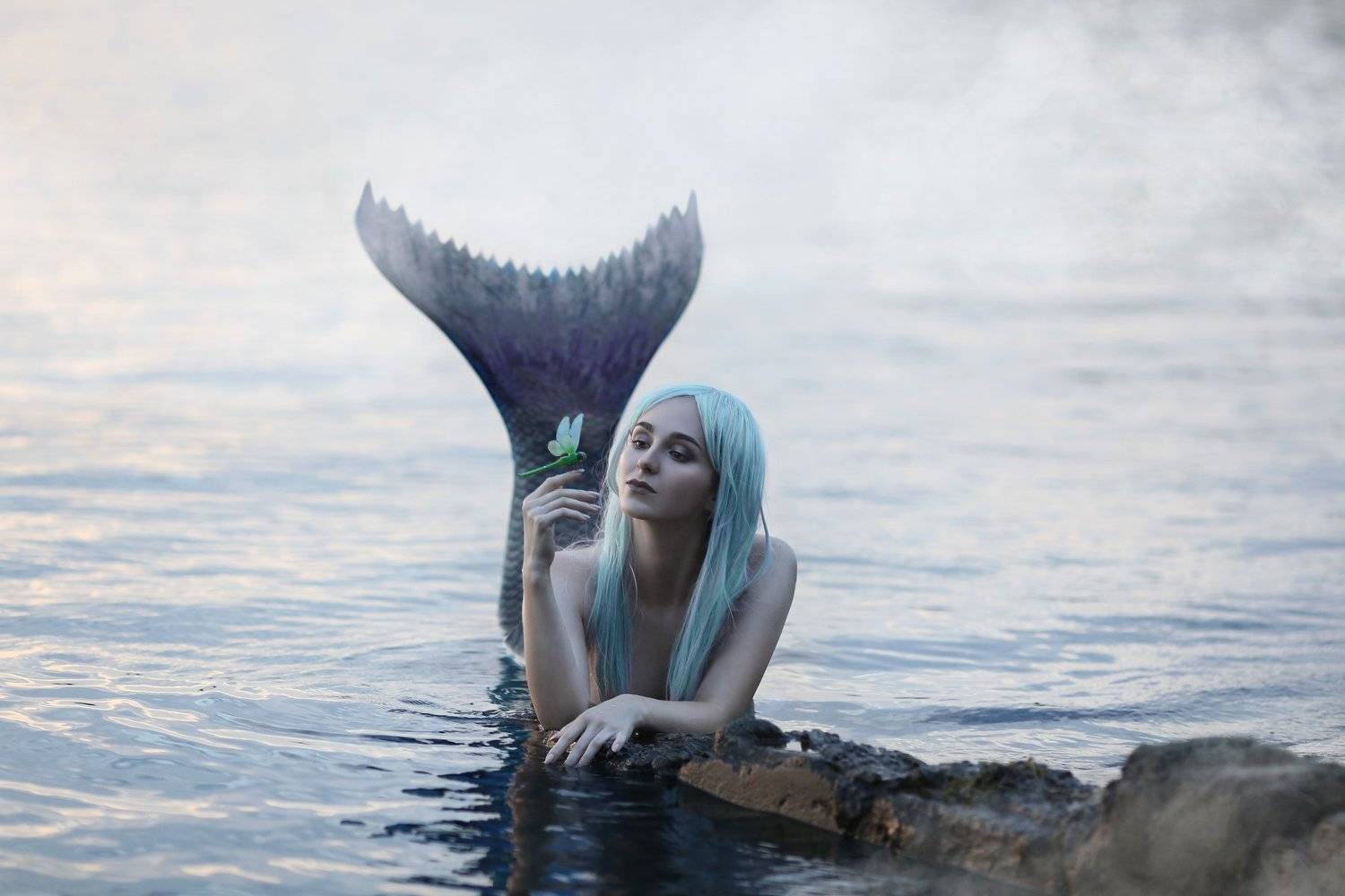 русалка, русалка на берегу, Ирина Голубятникова