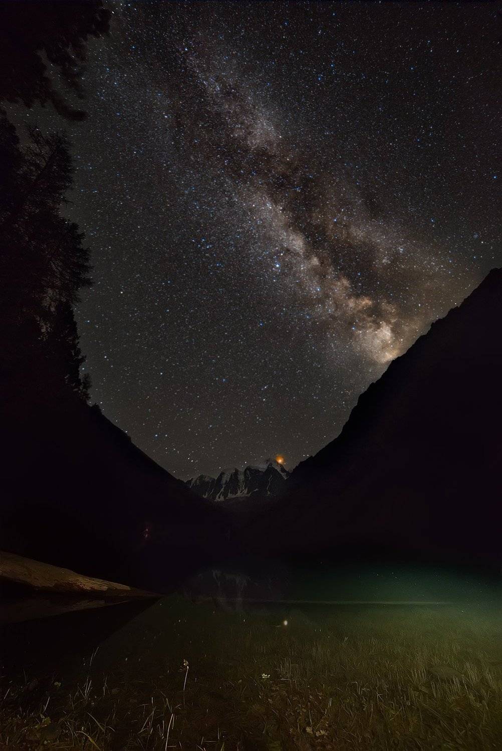 астрофото, фото космоса, ночное фото, ночной пейзаж, горный алтай, астрофотография, Сергей Кузнецов