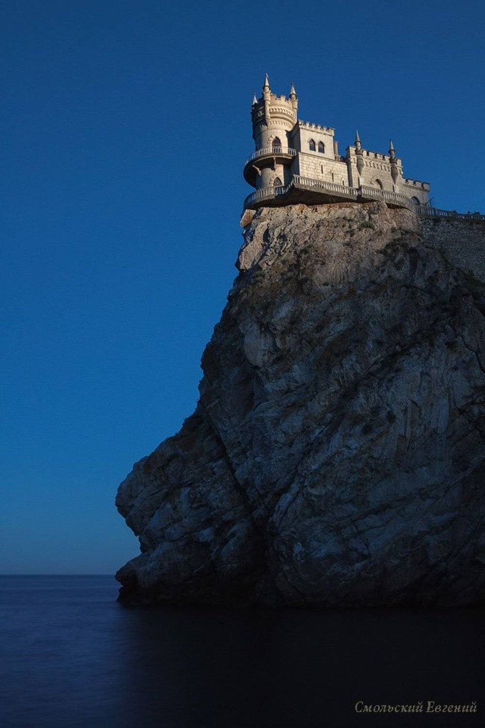 крым, ласточкино гнездо, замок, гаспра, закат, море, скала, вечер, утес, Смольский Евгений