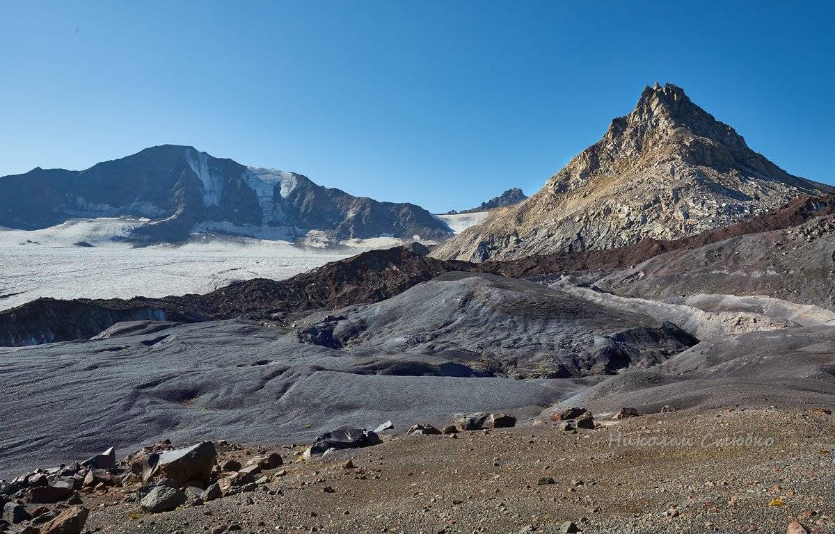 кавказ горы плато ледник джикаугенкез пик калицкого, Николай Стюбко