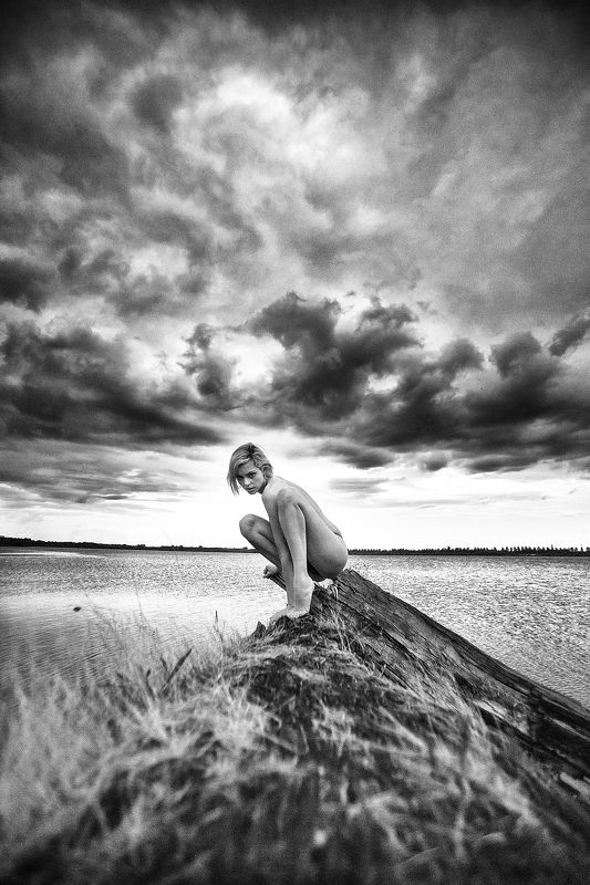 nude, art, public, street, pretty, black & white StormAhead фото превью