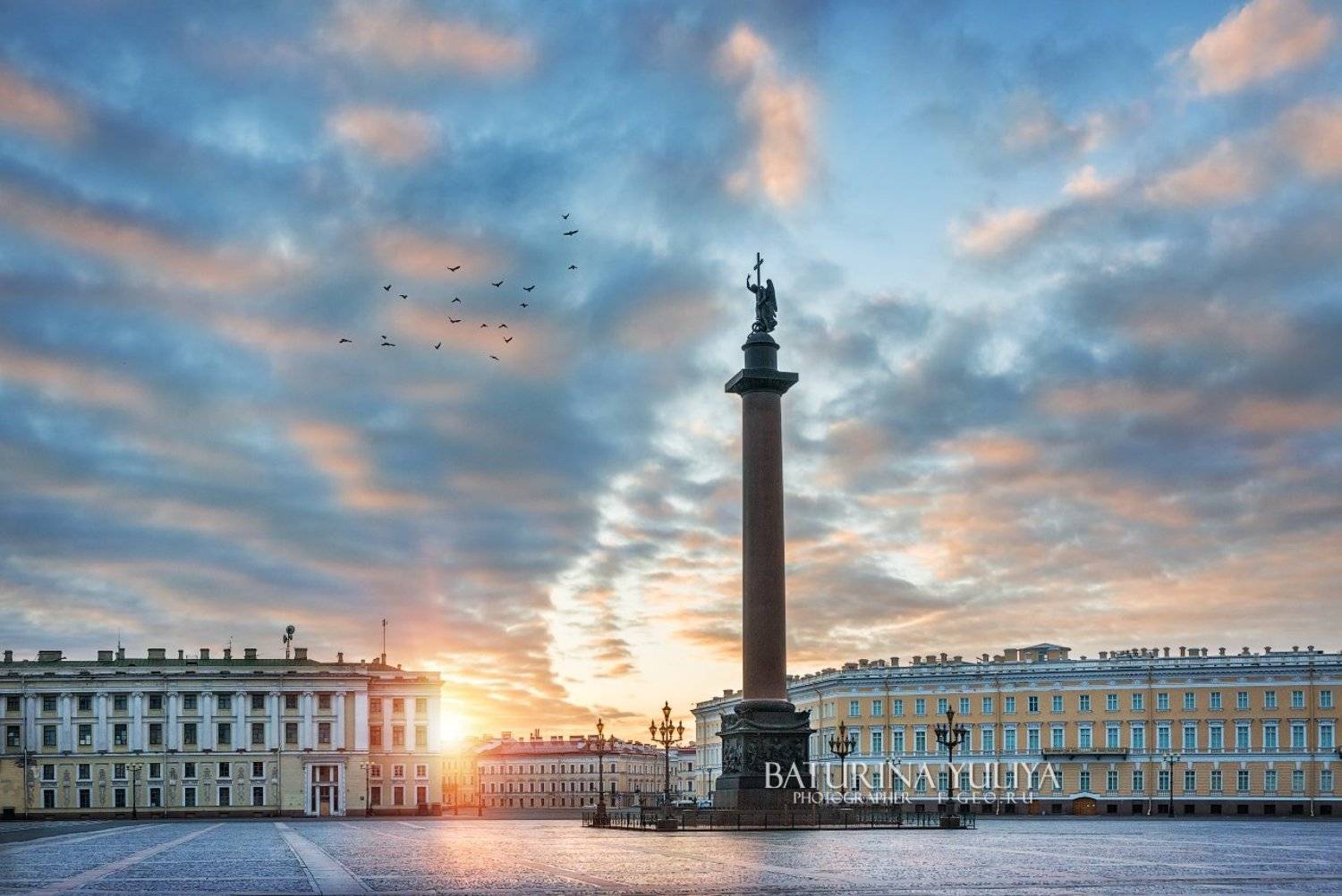 санкт-петербург, александровская колонна, дворцовая площадь, Юлия Батурина