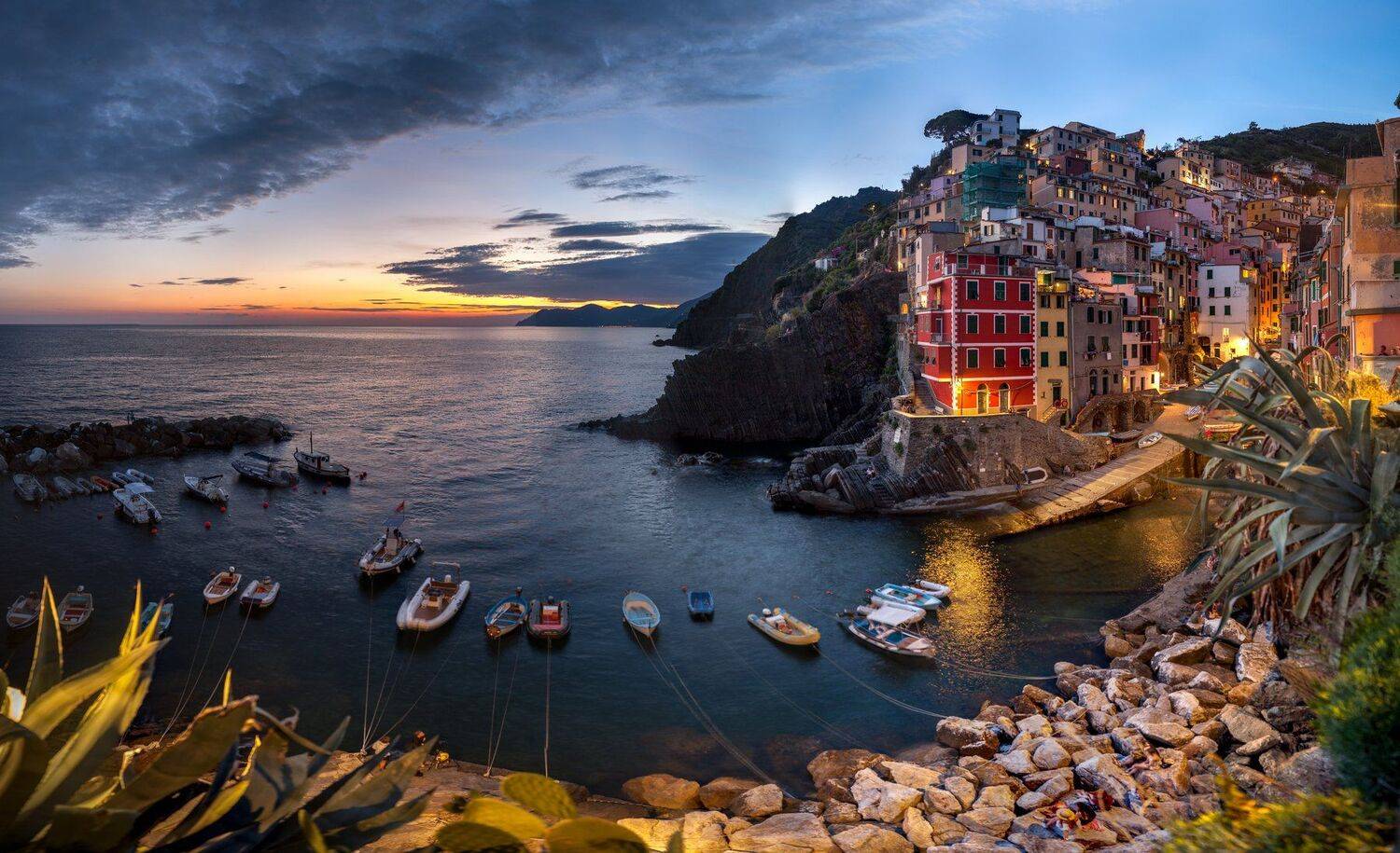 italy, liguria, landscape, sunset,, Igor Sokolovsky