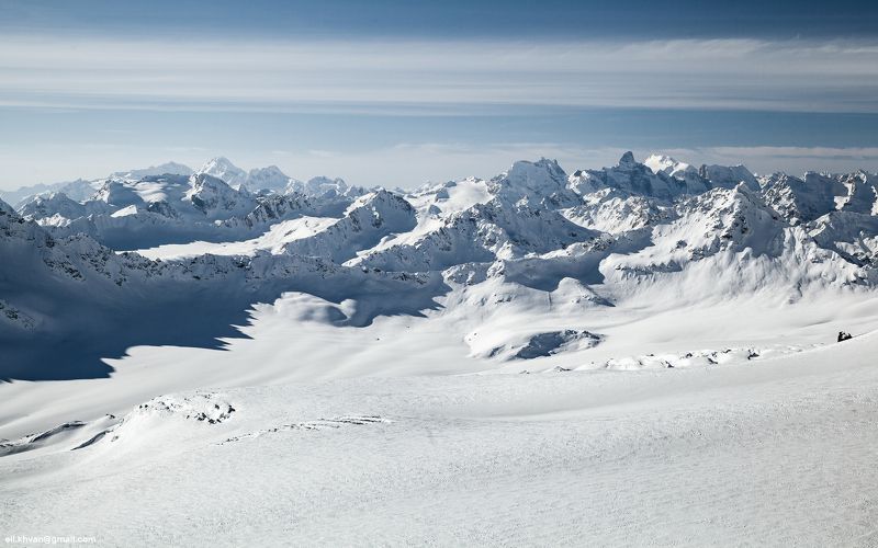 Горы Приэльбрусья фото превью