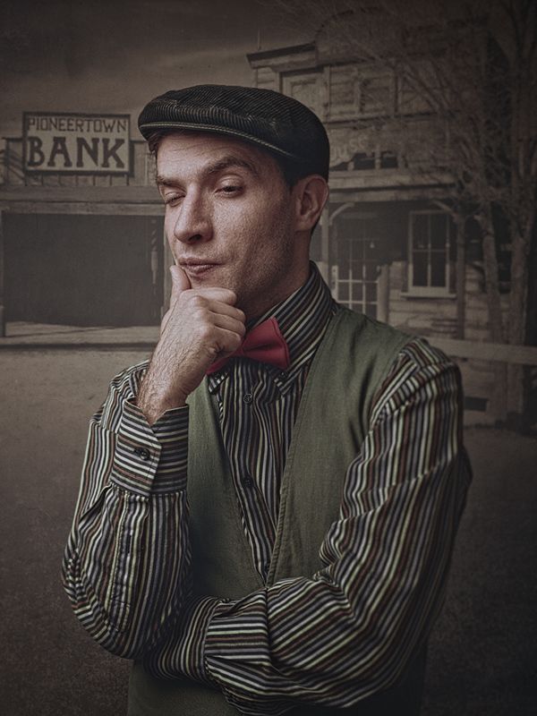 портрет, мужской портрет, гангстер, стеб, шутка, portrait, male, joke, gang Жулико-Бандитто фото превью