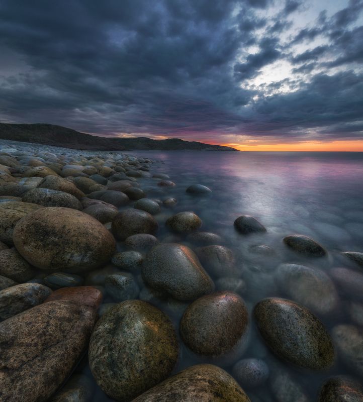 кольский Свинцовые воды Баренцева моря. фото превью