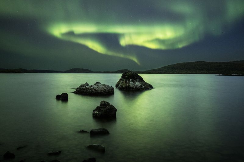 мурманская область сентябрь сияние Дух Севера фото превью