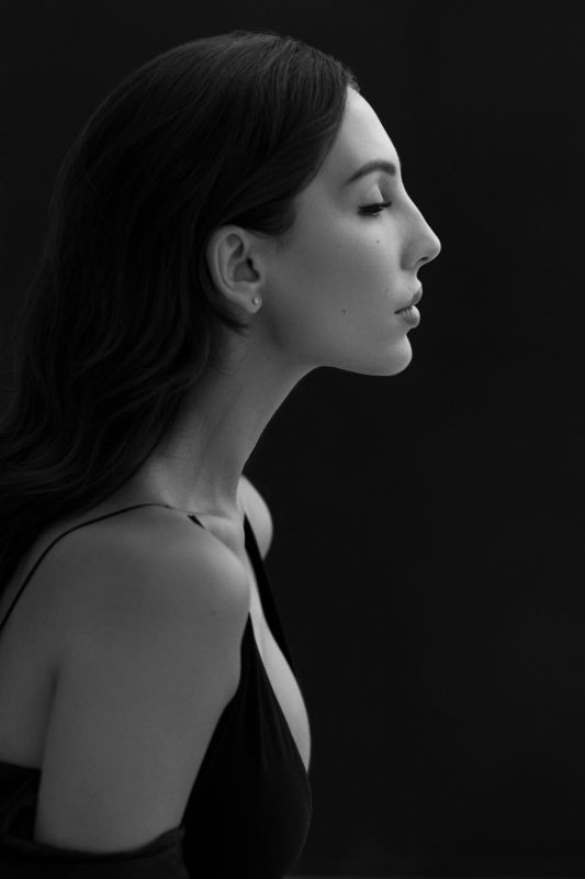 фотомодель, портрет, чб, девушка, красивая, взгляд, черно-белое, woman, beautifull, portrait, black & white, monochrome, canon6d Настя фото превью