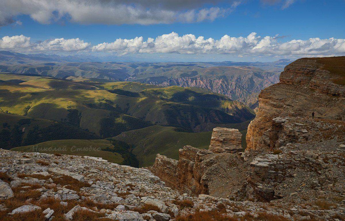 кавказ горы канжол плато облака, Николай Стюбко