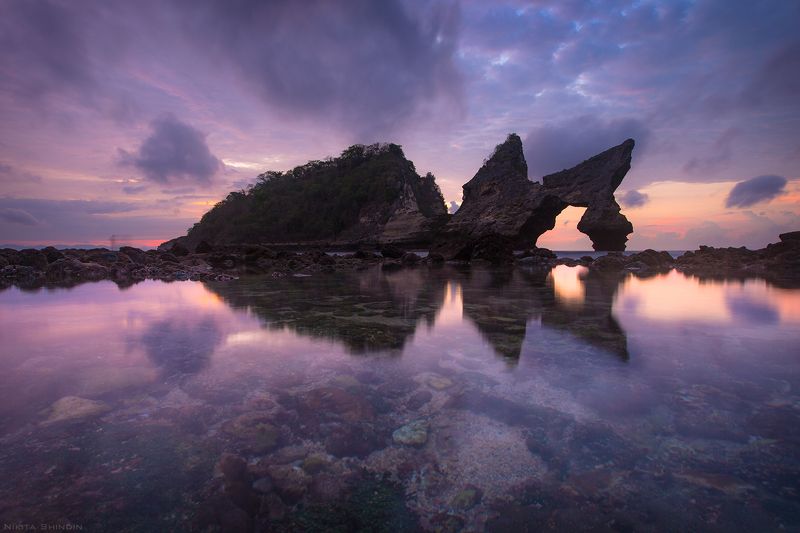 Incredible lilac sunrise фото превью