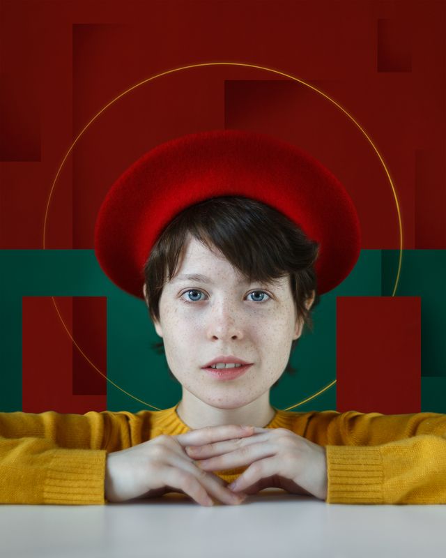 арт, девушка, портрет, студия, свет Анри. Лабиринт фото превью