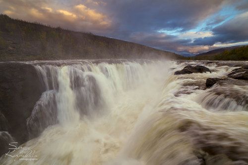 Большой Курейский водопад