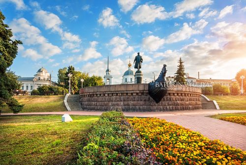 Афанасий Никитин в Твери на рассвете