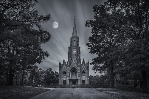 The church in Piekary Śląskie, a place of religious worship and the purpose of many pilgrimages.