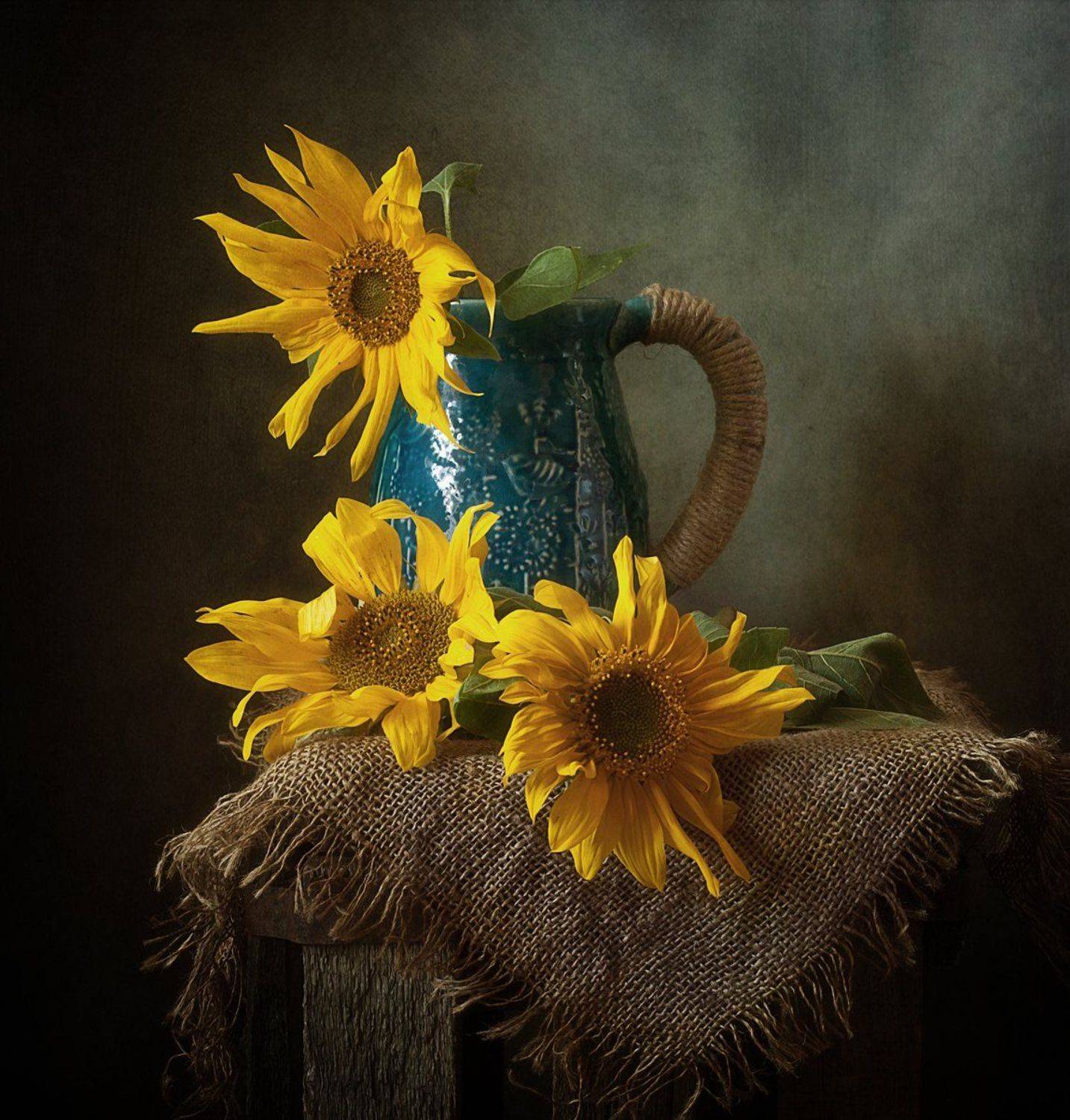 натюрморт,подсолнухи,осень, Наталия К