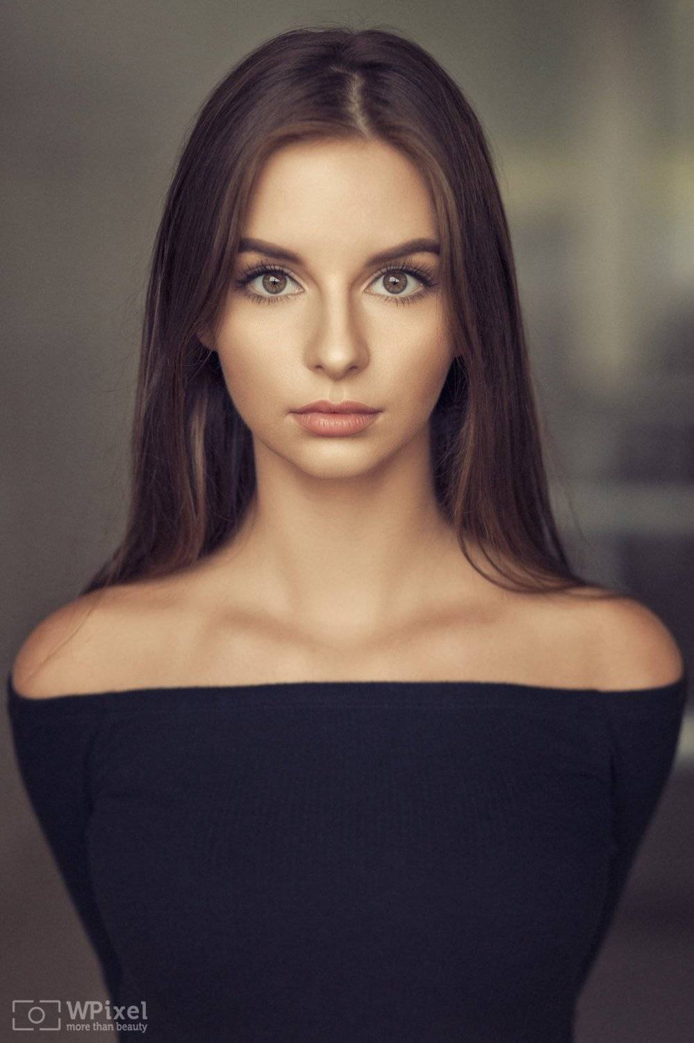 portrait women eyes brunette, Wojtek Polaczkiewicz