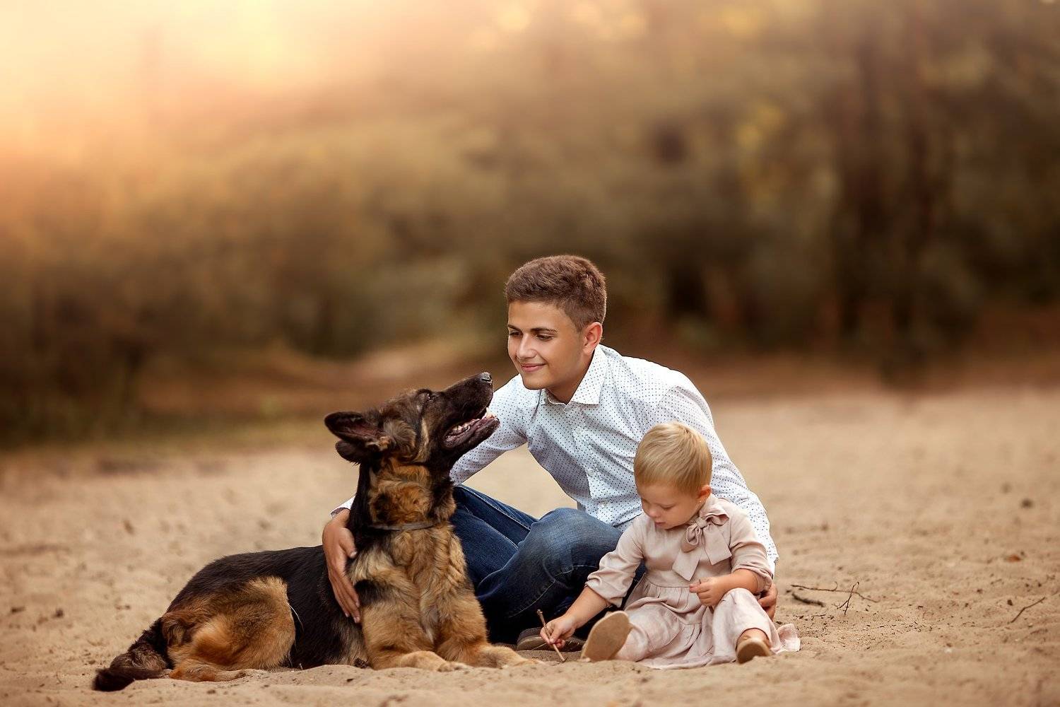 Брат, семья, дети, собака, дружба, лето, Юлия Храпова