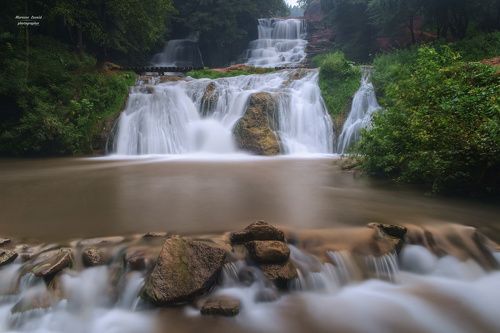 Dzhurinsky (Chervonohrad) waterfall