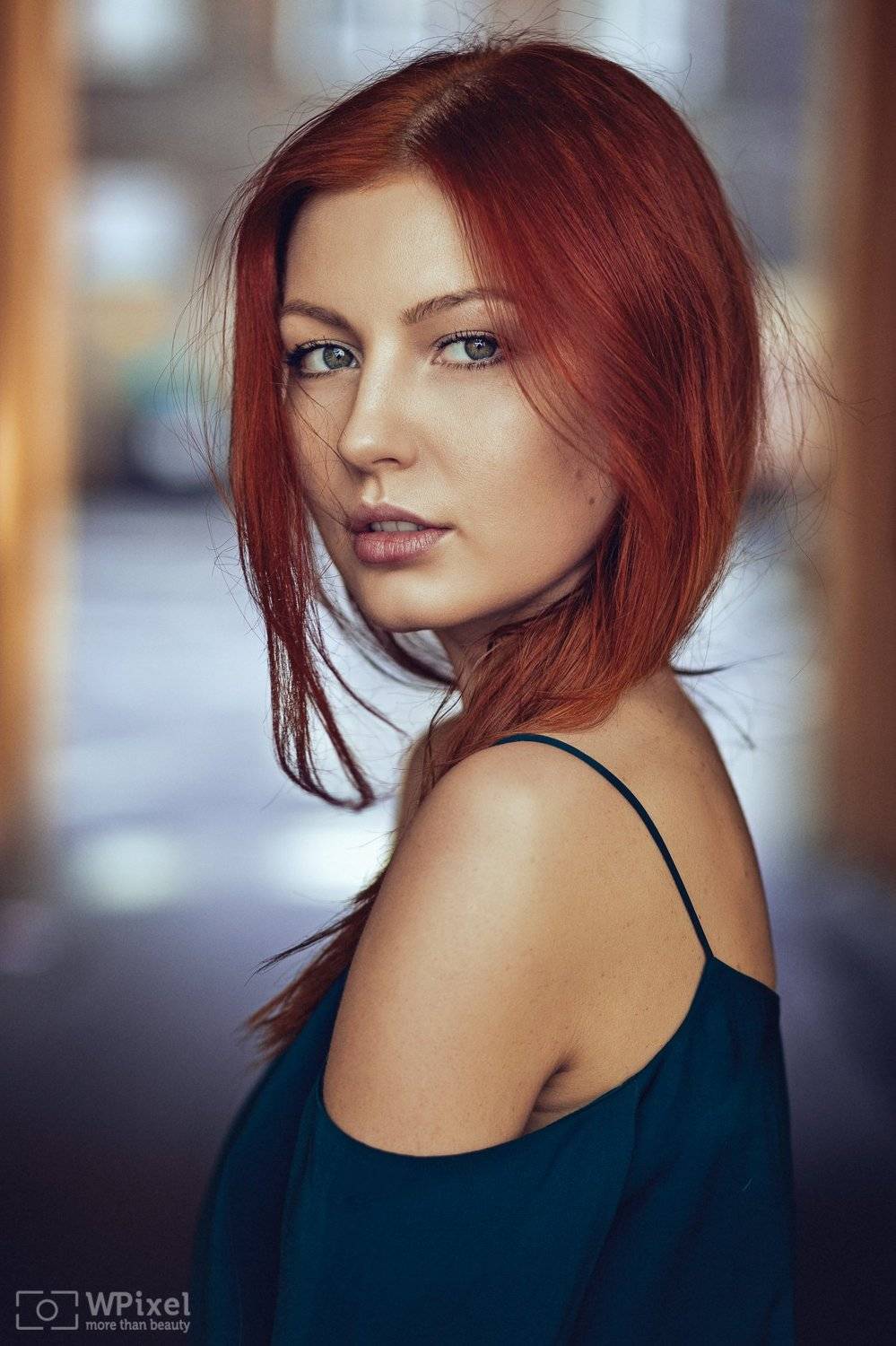 portrait women eyes redhair, Wojtek Polaczkiewicz