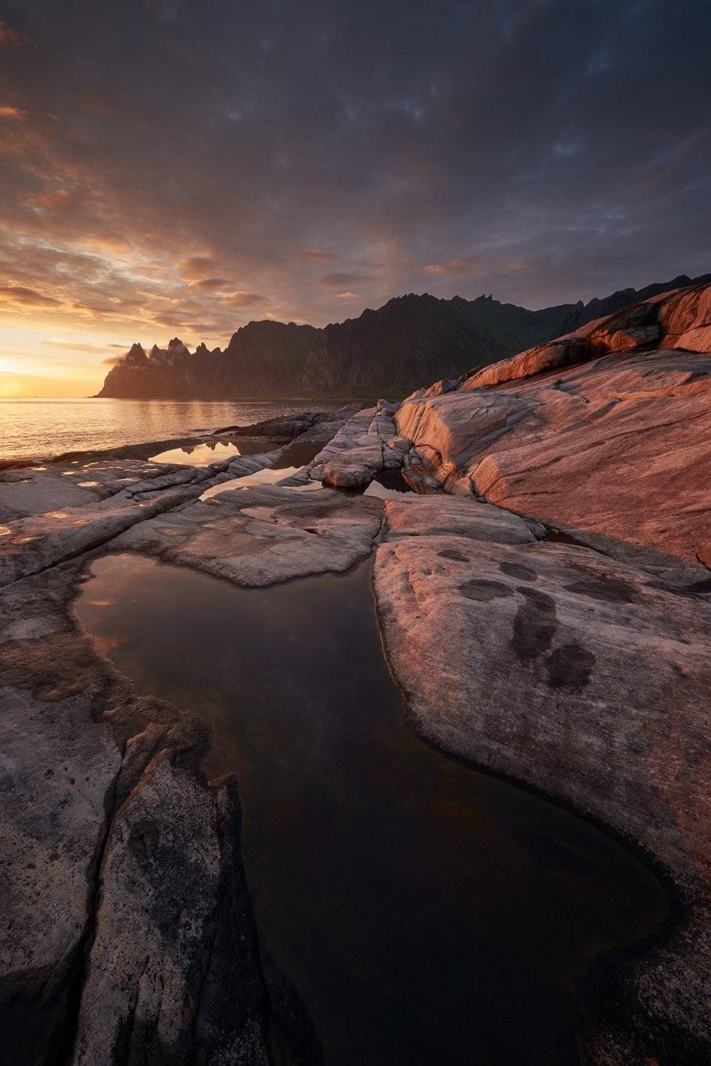 tungeneset, пляж, норвегия, сенья, море, пейзаж, природа, nikon, закат, Дмитрий Виноградов