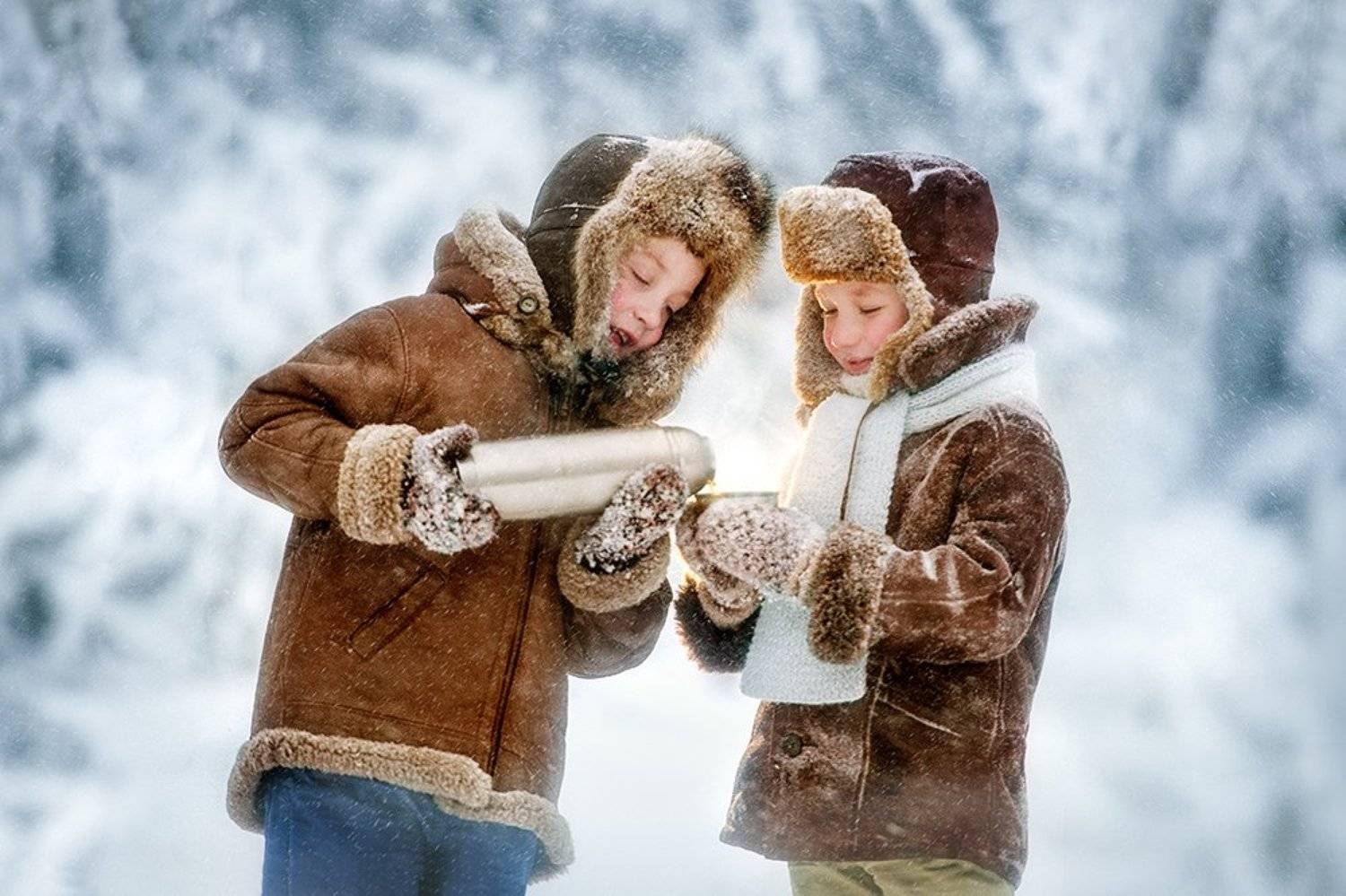 дети, детская фотосессия, зима, Юлия Шуарт